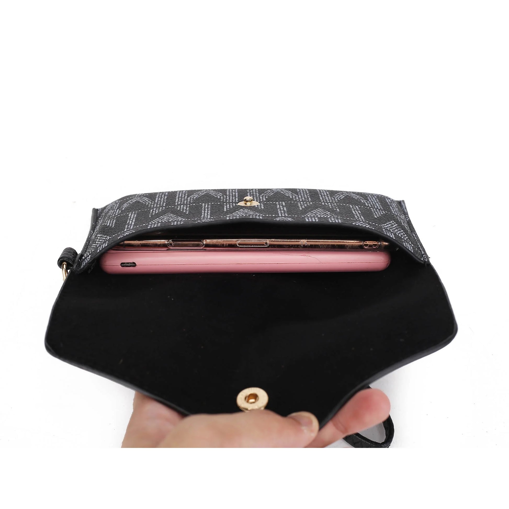 Havenly Women'S Tote Bag, Wristlet Pouch Purse, Vegan Leather Handbag 4Pcs Set by Mia K - Brown